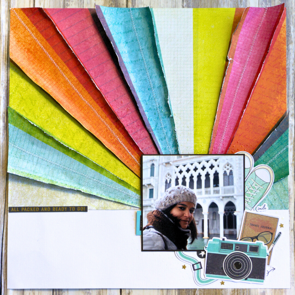 Layout arcoiris